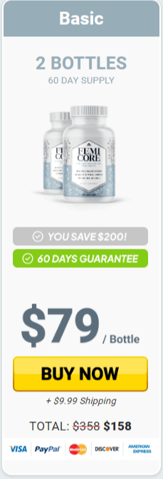 Femicore supplement official 2 bottles